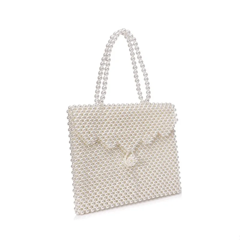 

New summer hot style pearl bag Korean version of fashionable pearl handbag lady bag