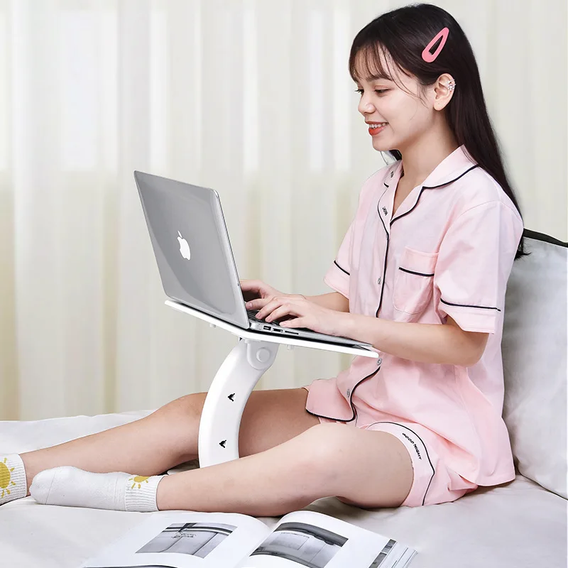 Desk For Laptop Book Notebook Folding Table Multi Function Learning Reading Heightening Bracket Stand images - 6