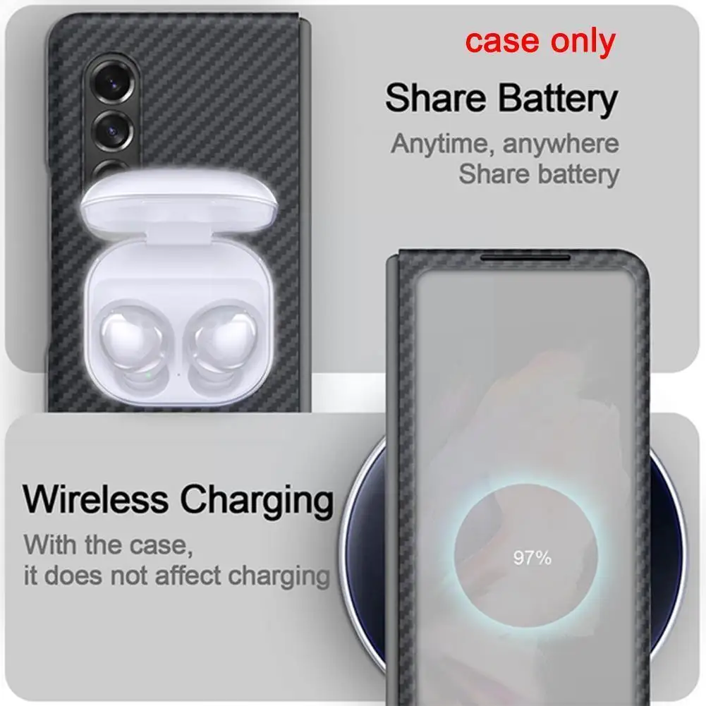 

Carbon Real Carbon Fiber For Z 3 Slim Phone Fold Anti-fall 5g Z Design Aramid Fold3 , Fiber W2r4