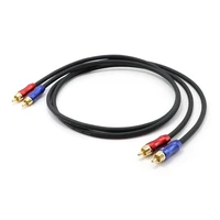 1 pair hifi audio ofc low noise rca cable hi end rca to rca interconnect cable
