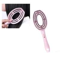 professional hairdressing massage comb plastic mane comb scalp healthy care massager antistatic hairbrush hair care styling tool