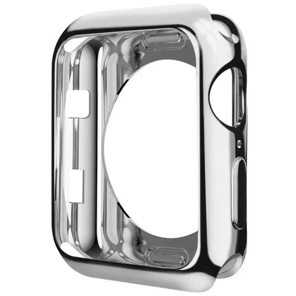 Силиконовый тонкий мягкий чехол для Apple Watch Series 1 2 3 38 мм 42 защитный iwatch 4 5 40 44 |
