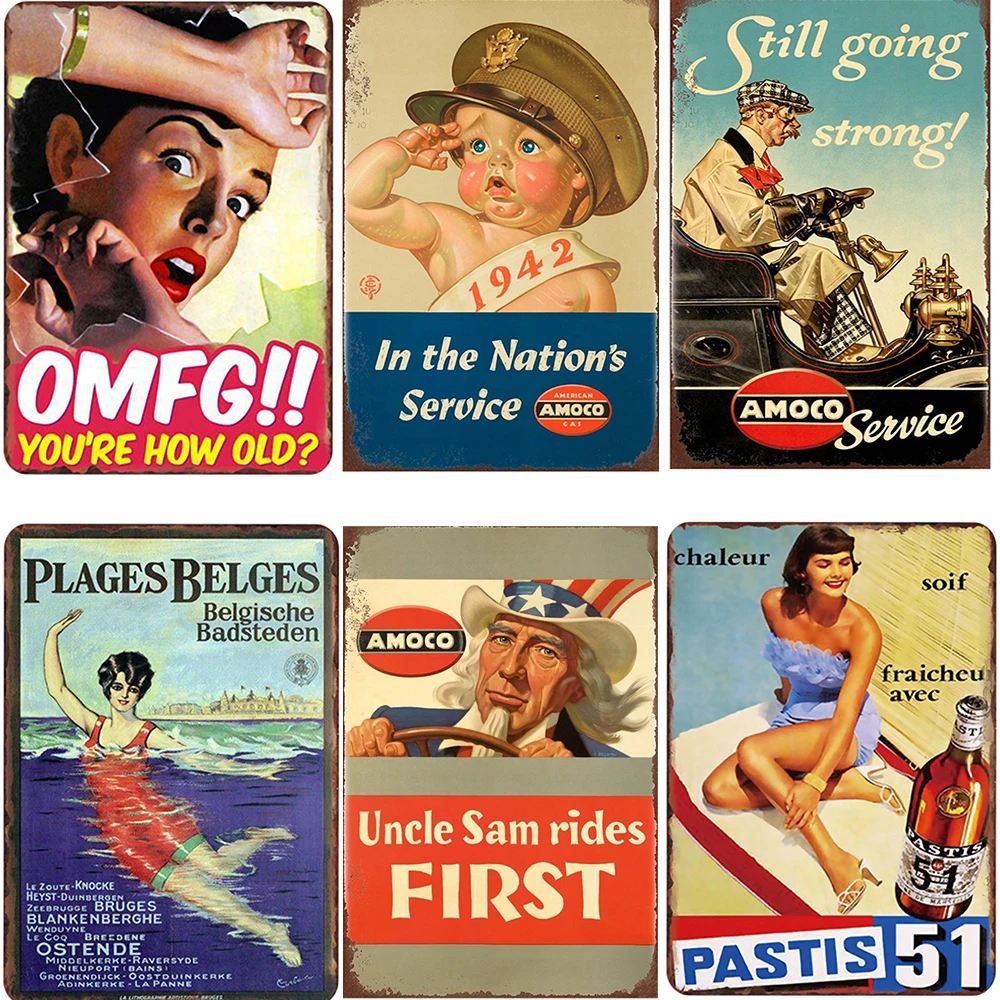 Ретро классический фильм металлическая Оловянная табличка для паба Бар Декор