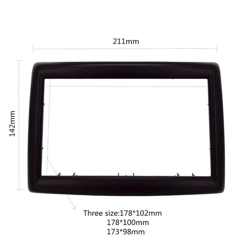 Адаптер 2 Din для Cd-панели стерео интерфейс радио автомобильная рамка панель Renault