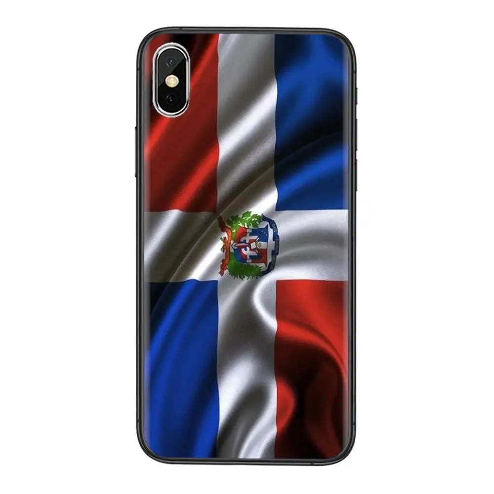 Дешевые мягкие чехлы для телефонов из ТПУ с флагом Доминиканской Республики