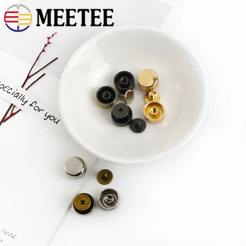 20/40 шт. металлические заклепки с круглой головкой|Пуговицы| |