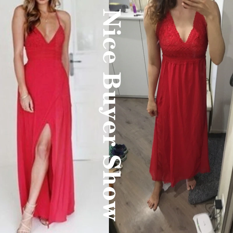 

Women Dress Beach Sexy Summer Dress Fashion Floral Dress Solid White V-neckline Deep Waist High Ankle-Length Dress Robe Femme