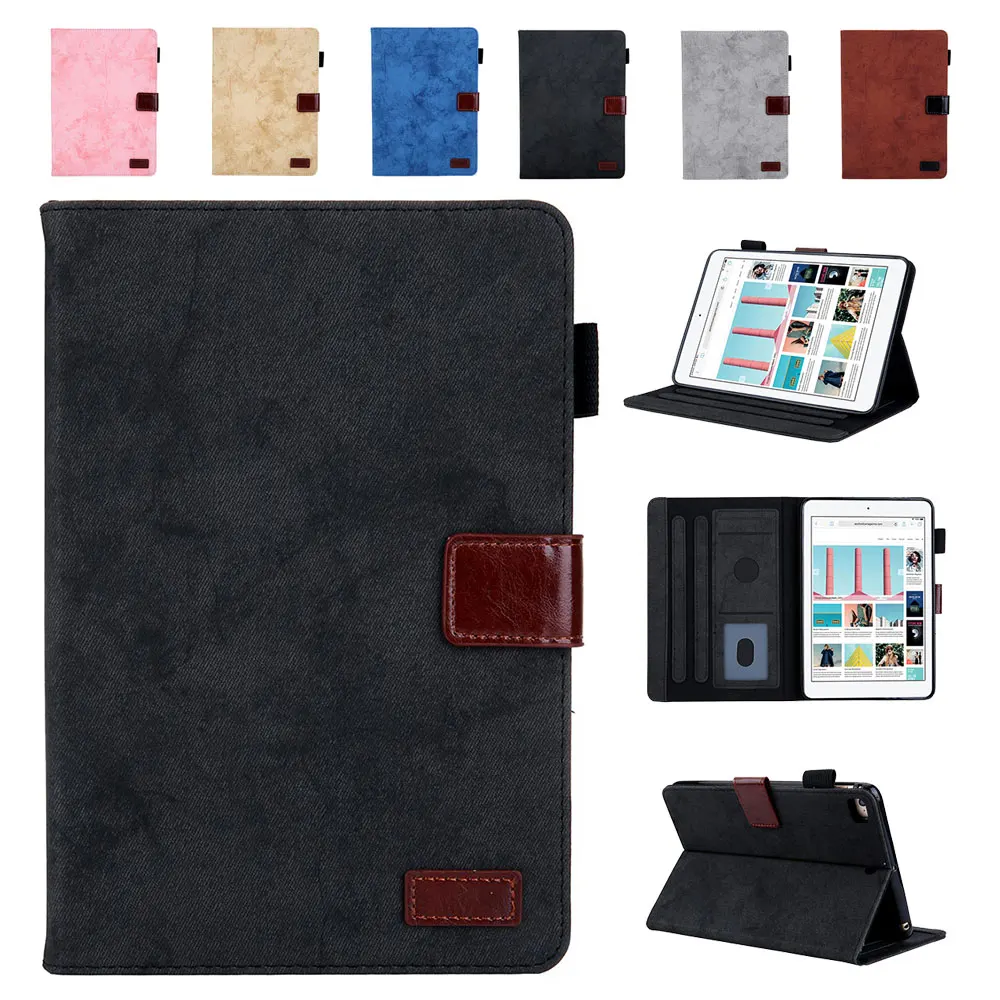 KISSCASE Luxury Flip Leather Tablet Case Cover For iPad mini 4 5 7.9&quot Plain Business Stand Holder | Компьютеры и офис
