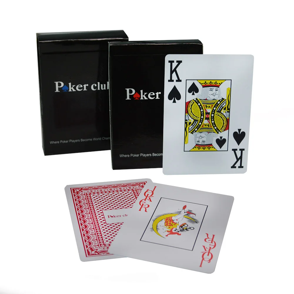 

100% PVC playing cards Texas Hold'em pokers Plastic playing card game poker cards Waterproof and dull polish Board games 1deck