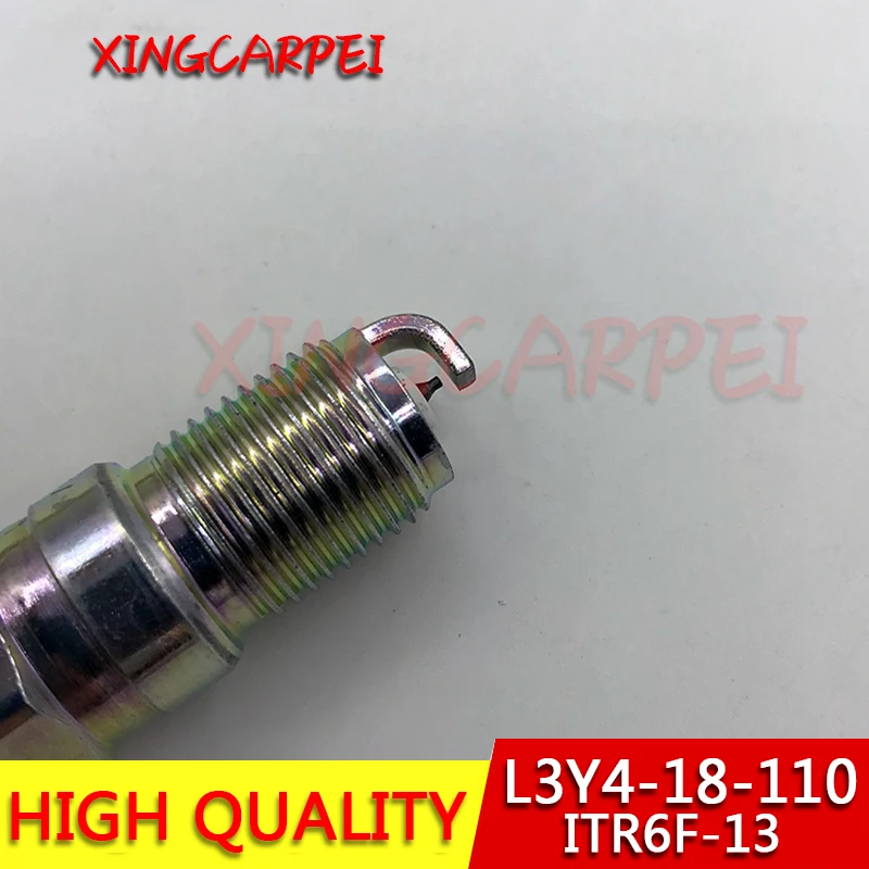 4 шт. L3Y4 18 110 ITR6F 13 иридиевая Свеча зажигания для Mazda 3 Ford Escape Jaguar X типа L3Y418110 ITR6F13 авто