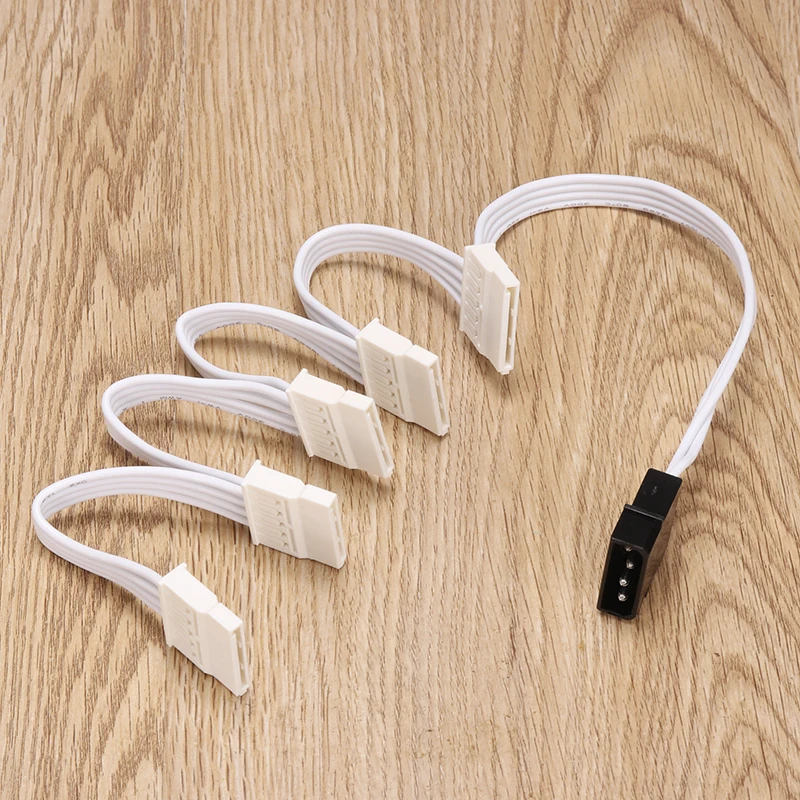 Mayitr 1 до 5 SATA 18AWG провод материал белый кабель питания сплиттер адаптер для ПК и