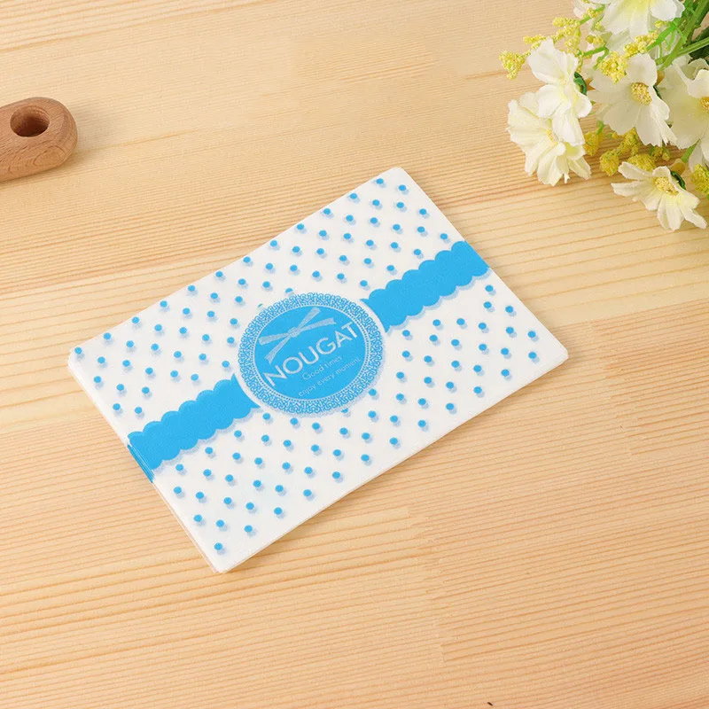 Watch Shape Fleck Bow Birthday Party Gift Twisting Wax Paper Bag