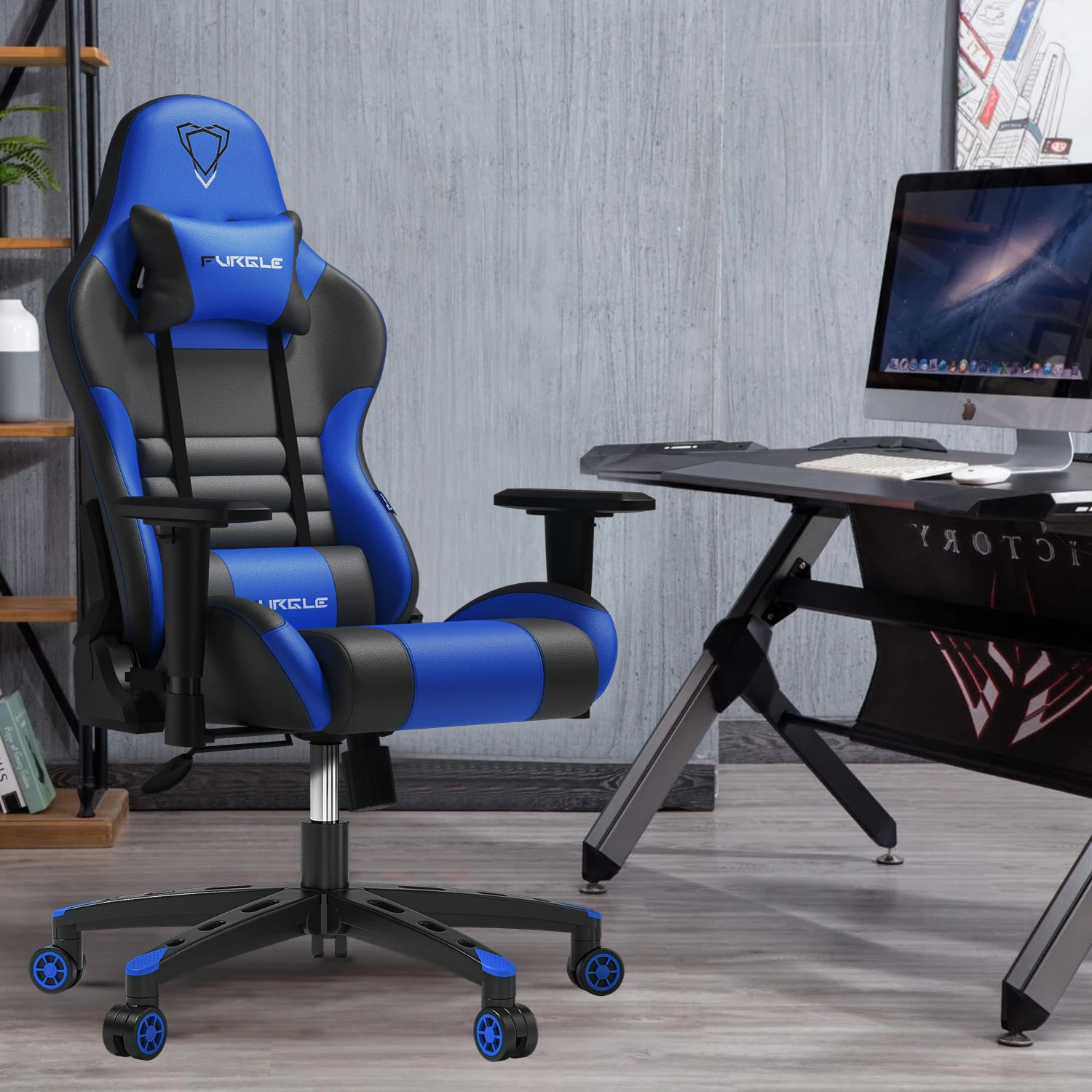 Игровые стулья Furgle офисное кресло компьютерное с высокой спинкой из