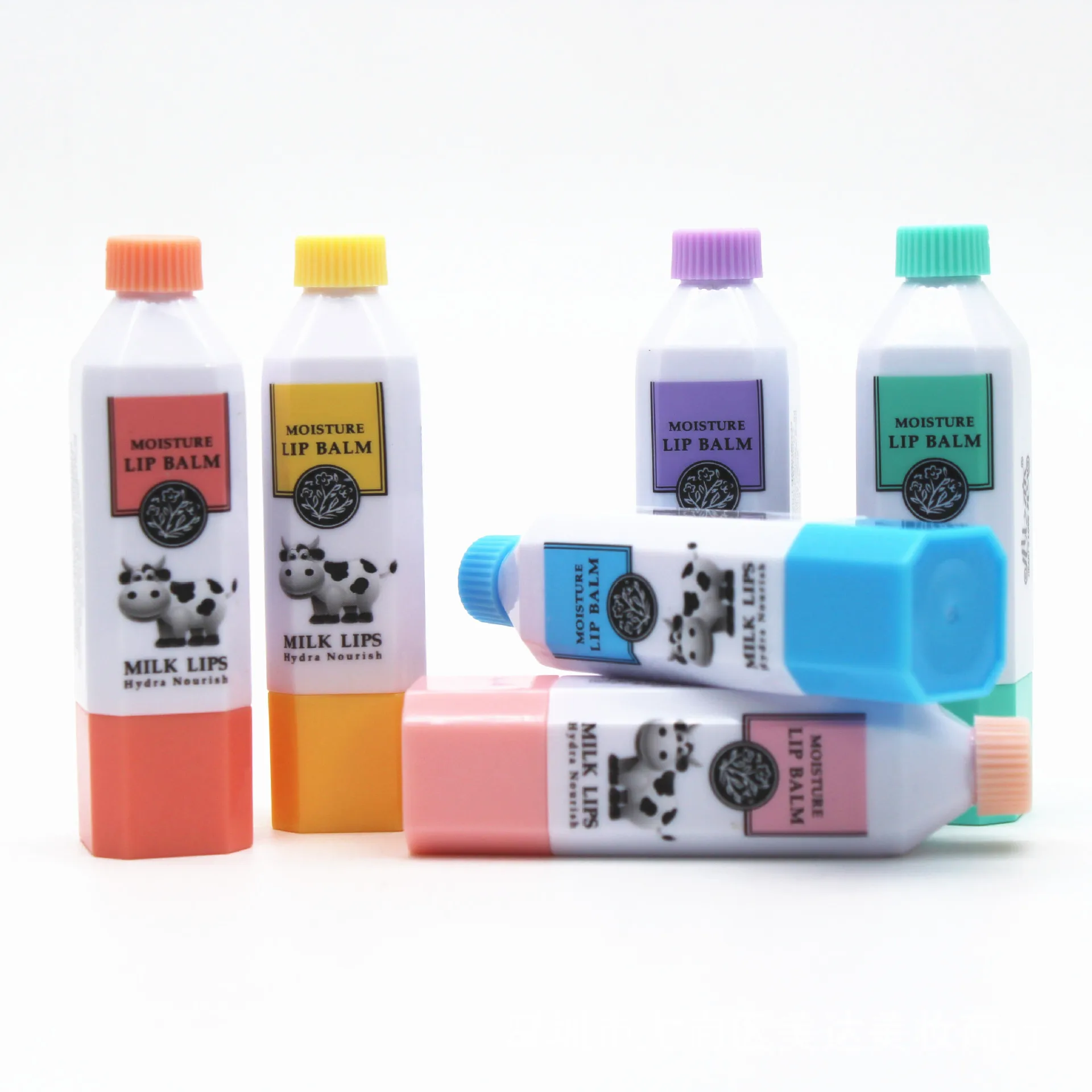 Бальзам для губ с молочным вкусом женская косметика ухода за губами питательная