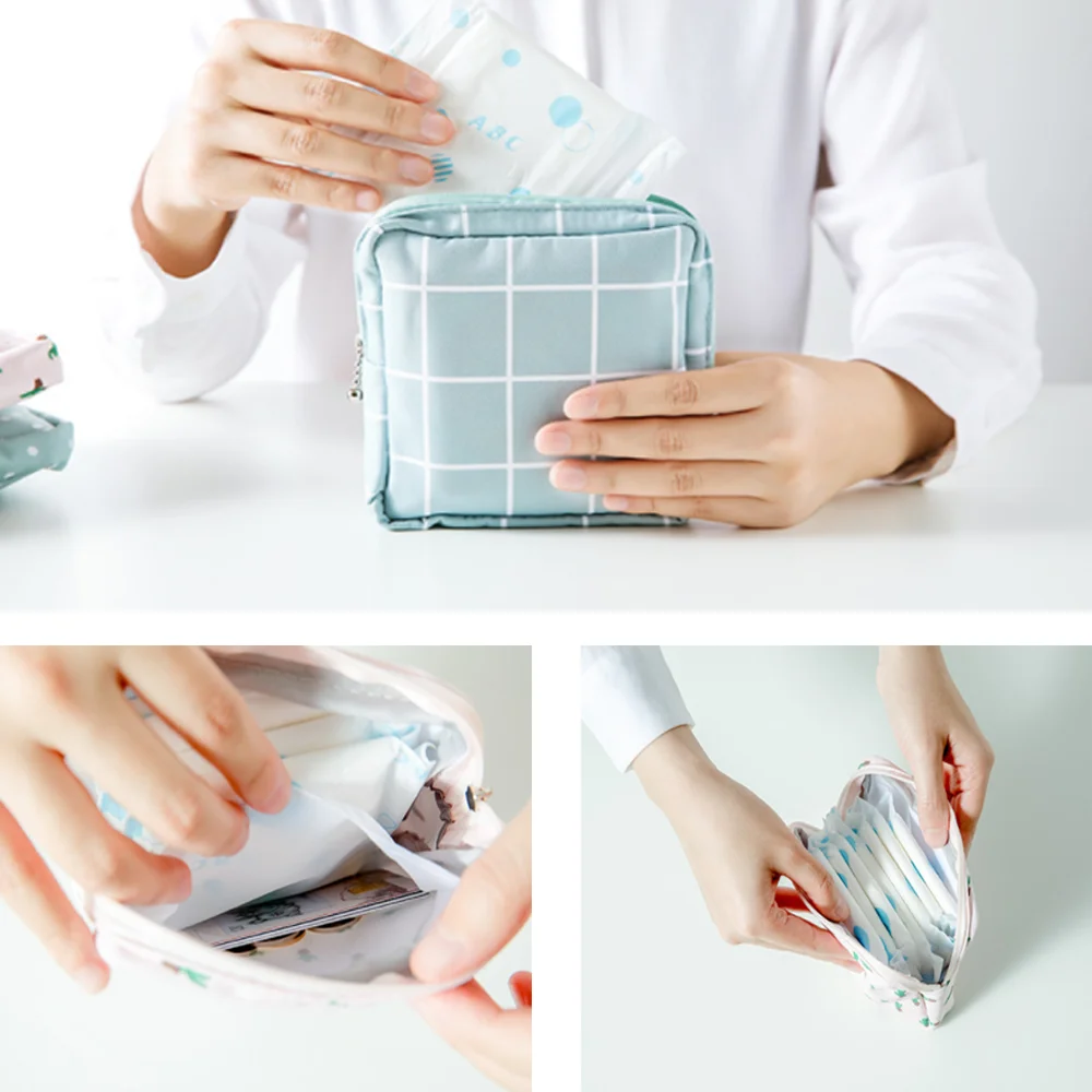 Сумка для гигиенических прокладок женщин и девочек сумка хранения салфеток