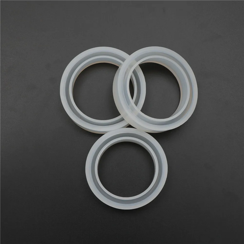 

54mm/58mm/60mm Round Silicone Mould Mold For Resin Curve Bangle Bracelet Jewelry Making DIY Craft 1pc