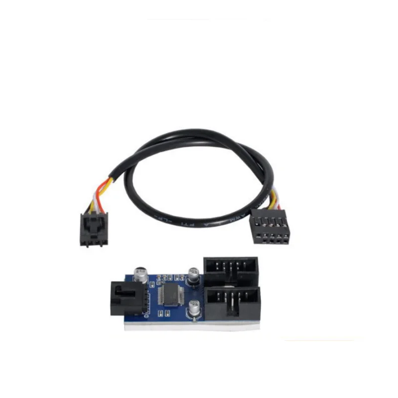 Материнская плата 9pin USB 2 0 Заголовок от 1 до Женский удлинитель концентратор