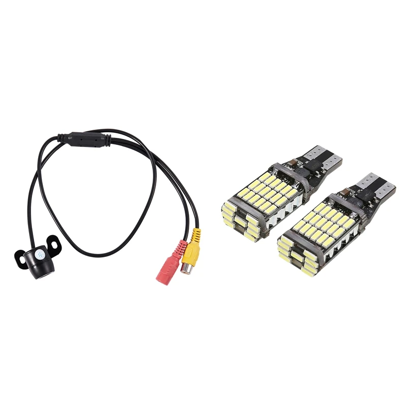 1 комплект автомобильная Ccd Hd камера переднего вида запасная заднего монитор