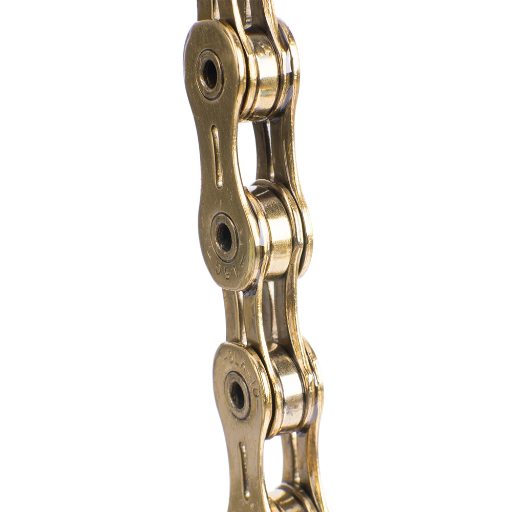 ZTTO MTB 10 Speed Gold Coating Chain Bicycle Road Bike Mountain 10S Golden Link Compatible With Any 10speed Groupset 10v 116L | Спорт и
