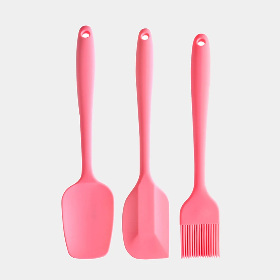 Baking Cake Cream Butter Pastry Spatula Scraper Brush Mixing Batter Set Small Food Grade Silicone Kitchen Utensils Tools | Дом и сад