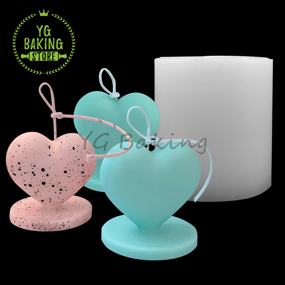 

Dorica Love Heart Shape Silicone Mousse Mold Diy Chocolate Soap Mould Cake Decorating Kitchen Tools Bakeware Cake Mold