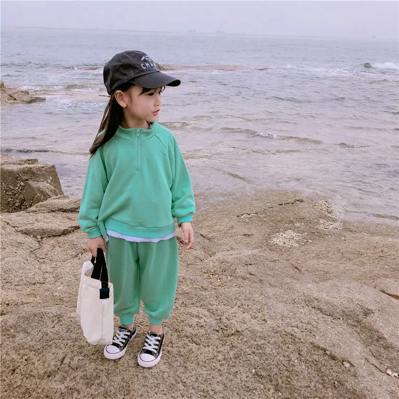 2019 Новое поступление осенних комплектов одежды в Корейском стиле повседневное