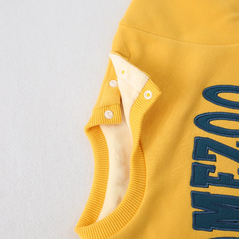 

Baby Boys Bodysuit Letters Pirnt Newborn Baby Bodysuit Winter Infant Jumosuit 100% Cotton Kids Clothes
