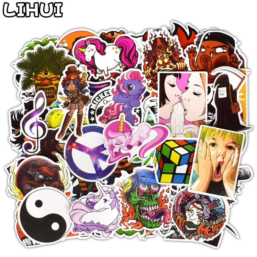 150 шт. Классические игрушки мультфильм Граффити наклейки для стайлинга