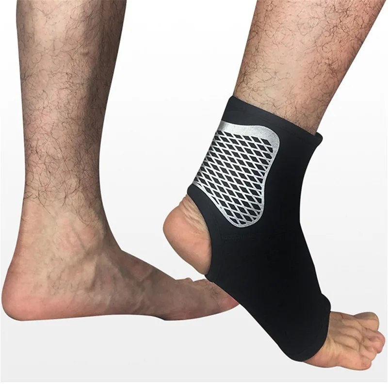 

1pcs Elastic Neoprene Strap Ankle Supports Brace Badminton Basketball Football Riding Taekwondo Fitness Heel Protector