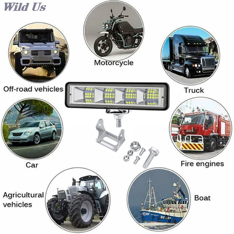 Противотуманные фары для внедорожников 2 шт./компл. 6 дюймов точечная