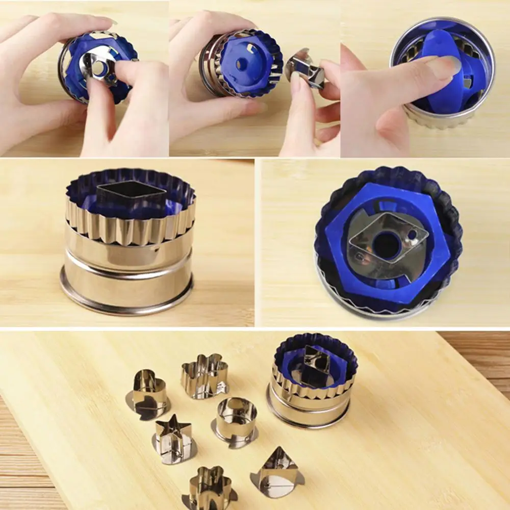 7 шт./компл. формы для выпечки набор резаков печенья &quotсделай сам&quot пресс форм