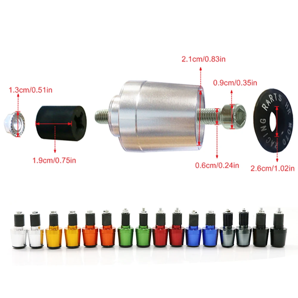 Заглушки для Руля Мотоцикла BENELLI TNT 125 135 TNT125 TNT135 TNT300 TNT600 BN600 7/8 дюйма 22 мм - купить по