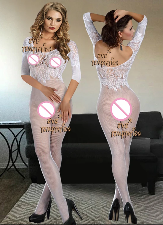 Горячая сексуальная Пижама для взрослых Babydoll боди сетчатые чулки-боди