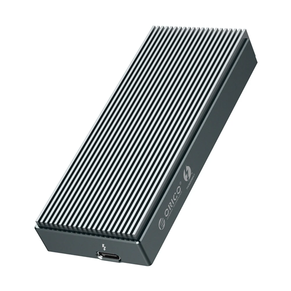 Корпус для SSD накопителя ORICO NVME M.2 Thunderbolt 3 алюминиевый корпус 40 Гбит/с кабель USB C