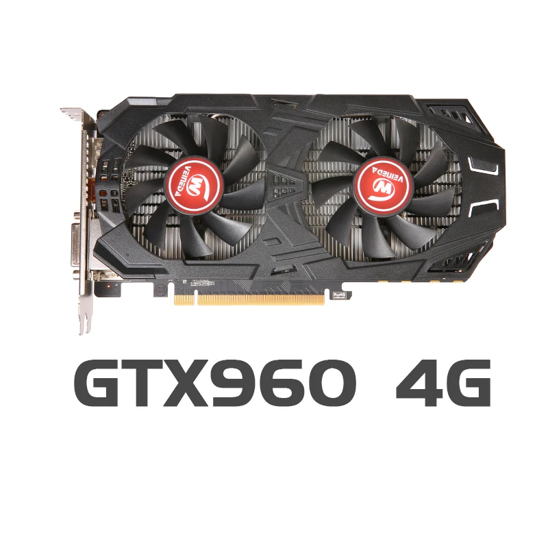 

VEINEDA PC Video Card Original GTX 960 4GB 128Bit GDDR5 Graphics Cards for nVIDIA VGA Cards Geforce GTX960 4gb Dvi game