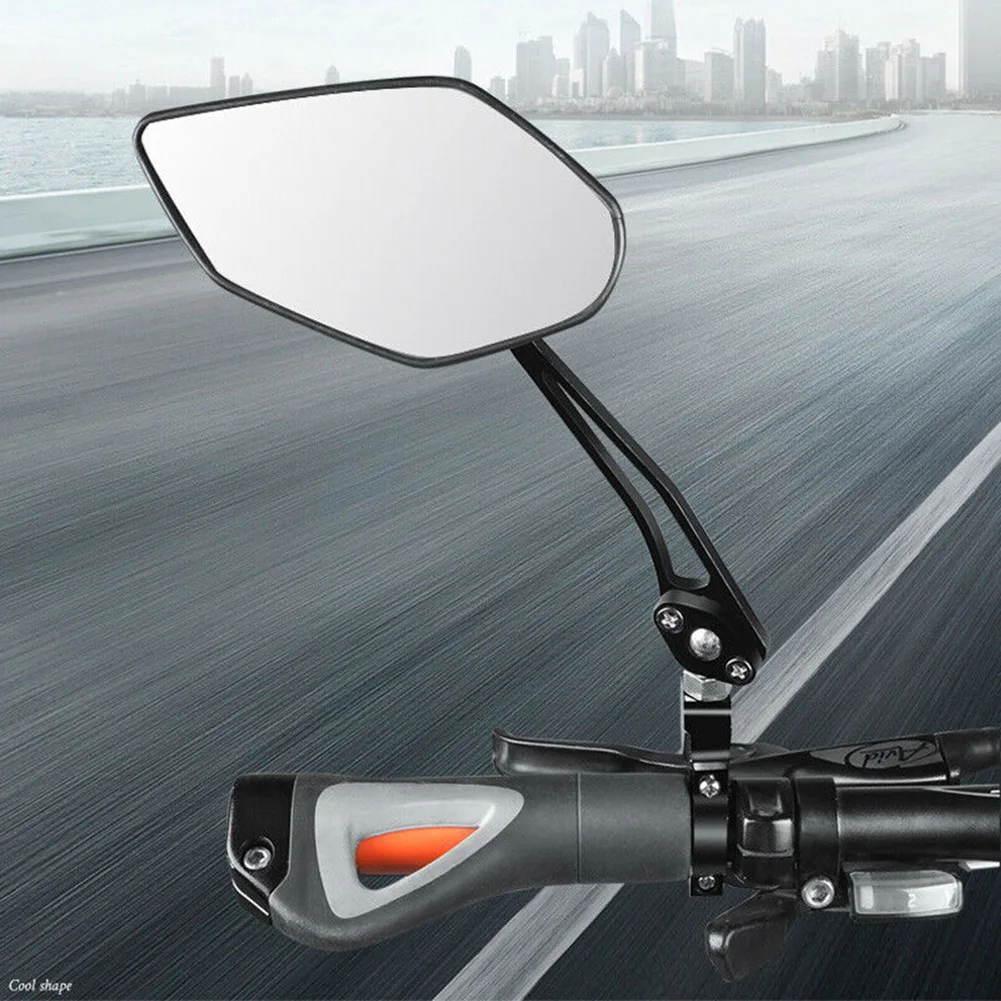 

90 Degrees Adjustable MTB Bike Cycling Rearview Mirror Bicycle Handlebar Mirror High Quality Practical And Durable