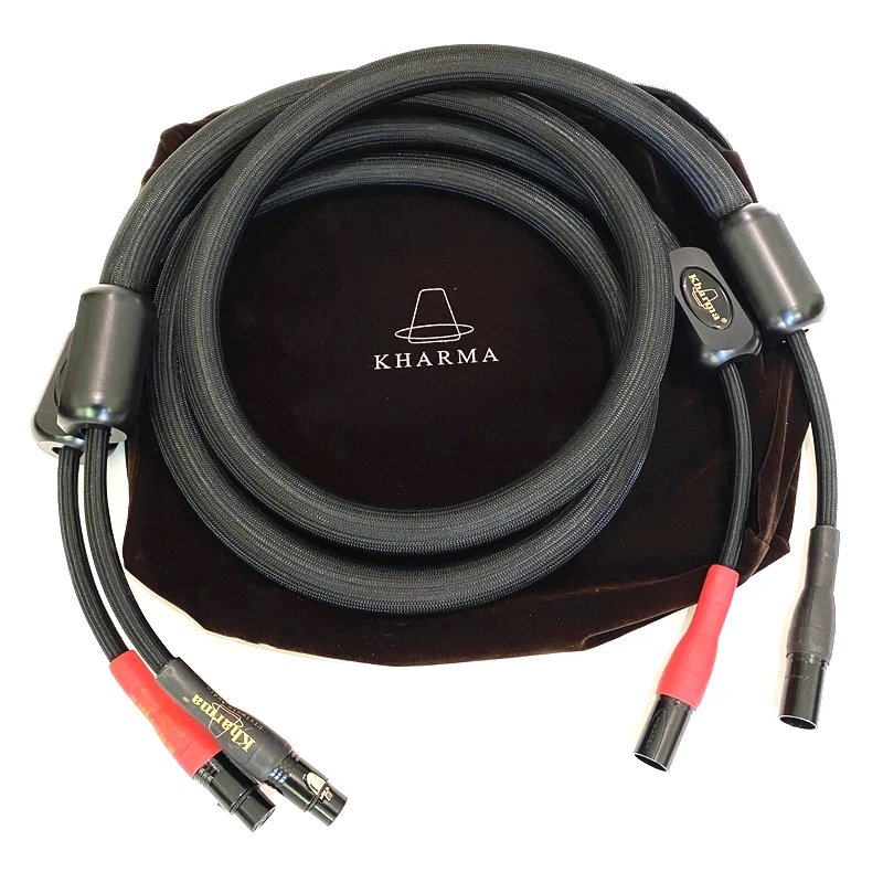 Audiophile XLR Balanced Cable Kharma KIC-GR-1B Grand Reference HiFi Audio Line | Электроника