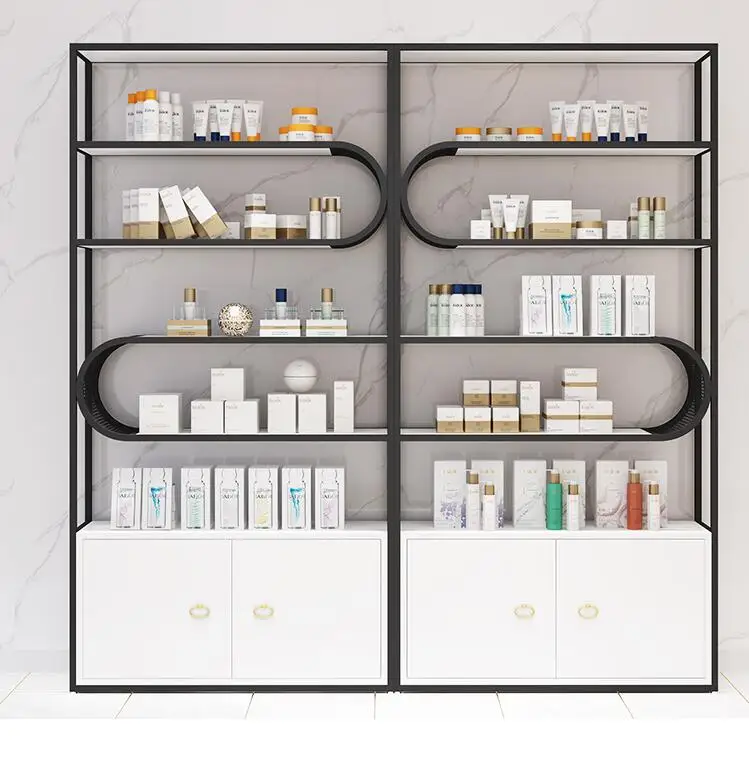 Для косметики шкаф-витрина для салонов красоты ногтей магазин товар Полка