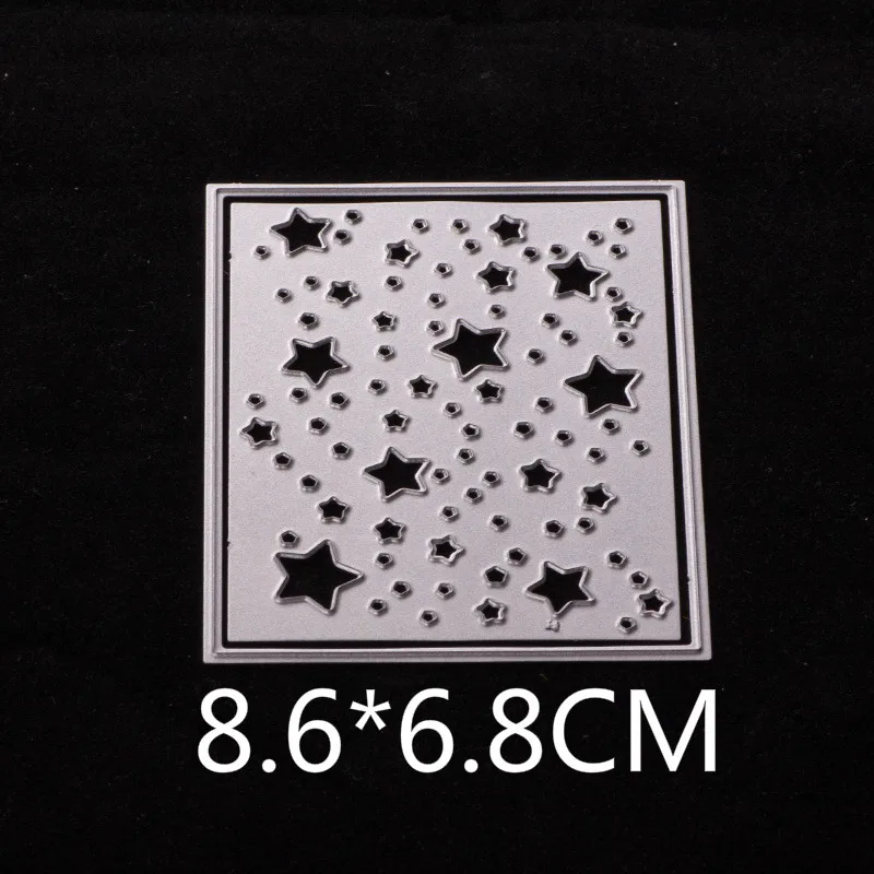 Пустотелые звезды металлические Вырубные штампы прямоугольная рамка Сделай Сам