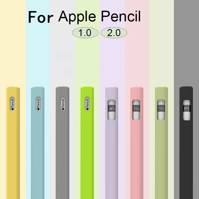 Case For Apple Pencil 2/1 For Ipad Tablet Touch Pen Stylus Cartoon Triangl Protective Cover