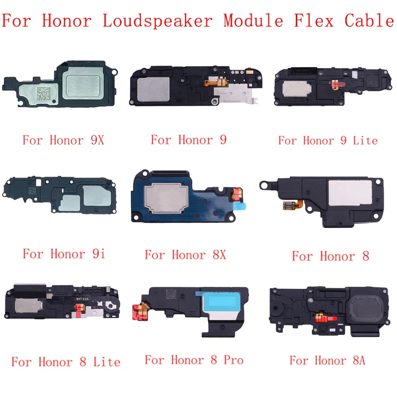 

Loud Speaker buzzer Ringer Flex Cable For Huawei Honor 9X 9 9Lite 9i 8 8Lite 8Pro 8X 8A 8C 8APro Loudspeaker Module