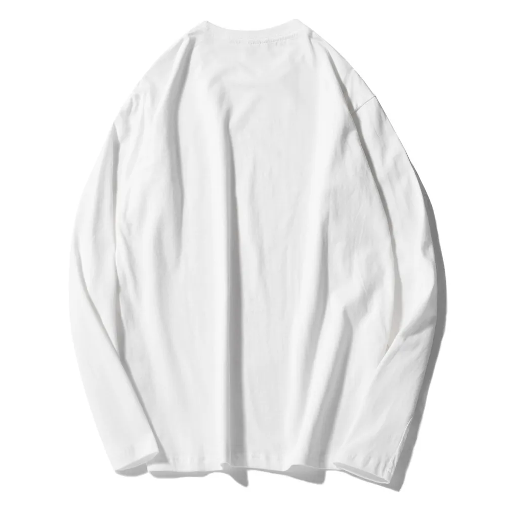 

T-shirt Short-sleeve Man T shirt Long sleeves Pure Color Men t shirt T-shirts For Male Tops