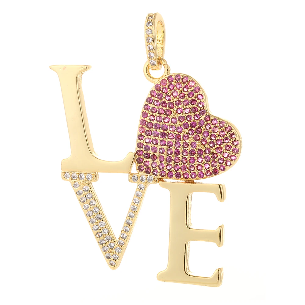 Подвески в форме сердца для изготовления ювелирных изделий Луна звезда любовь