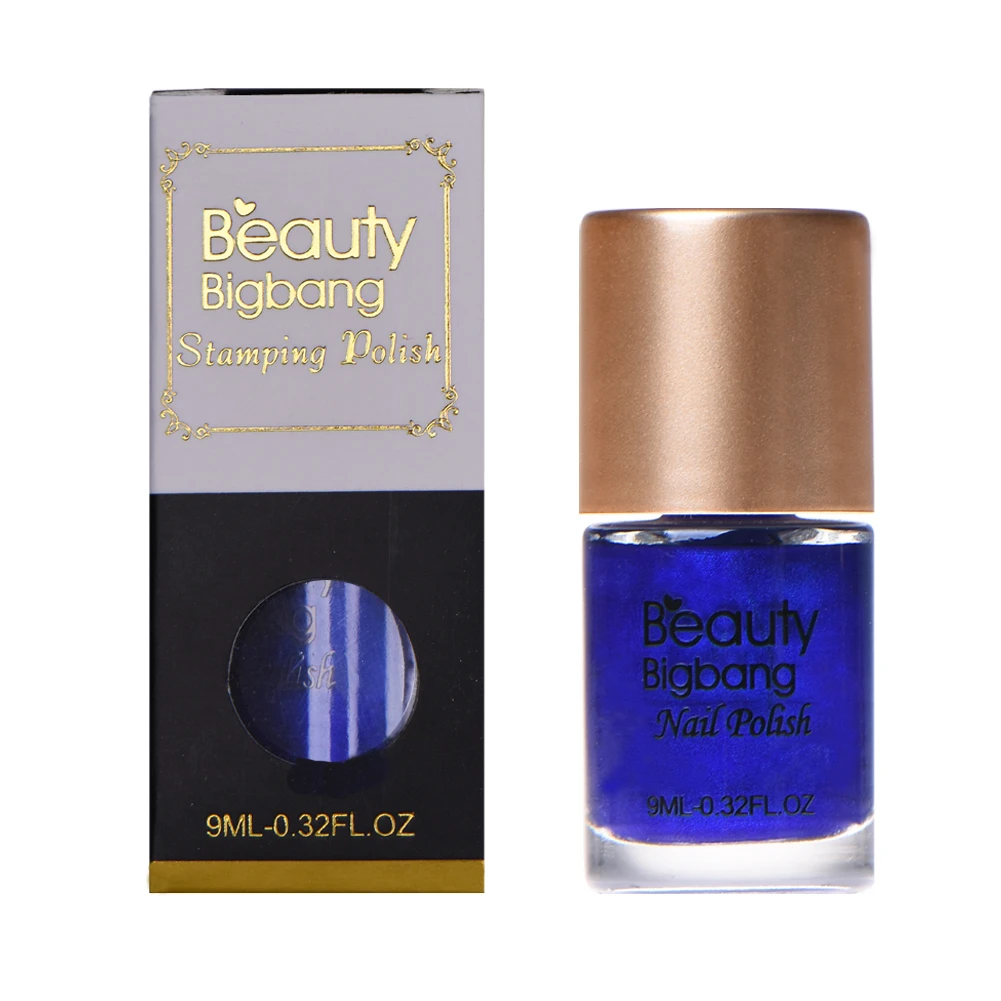 BEAUTYBIGBANG 12 видов цветов лак для штамповки ногтей 9 мл цветной печати пластина