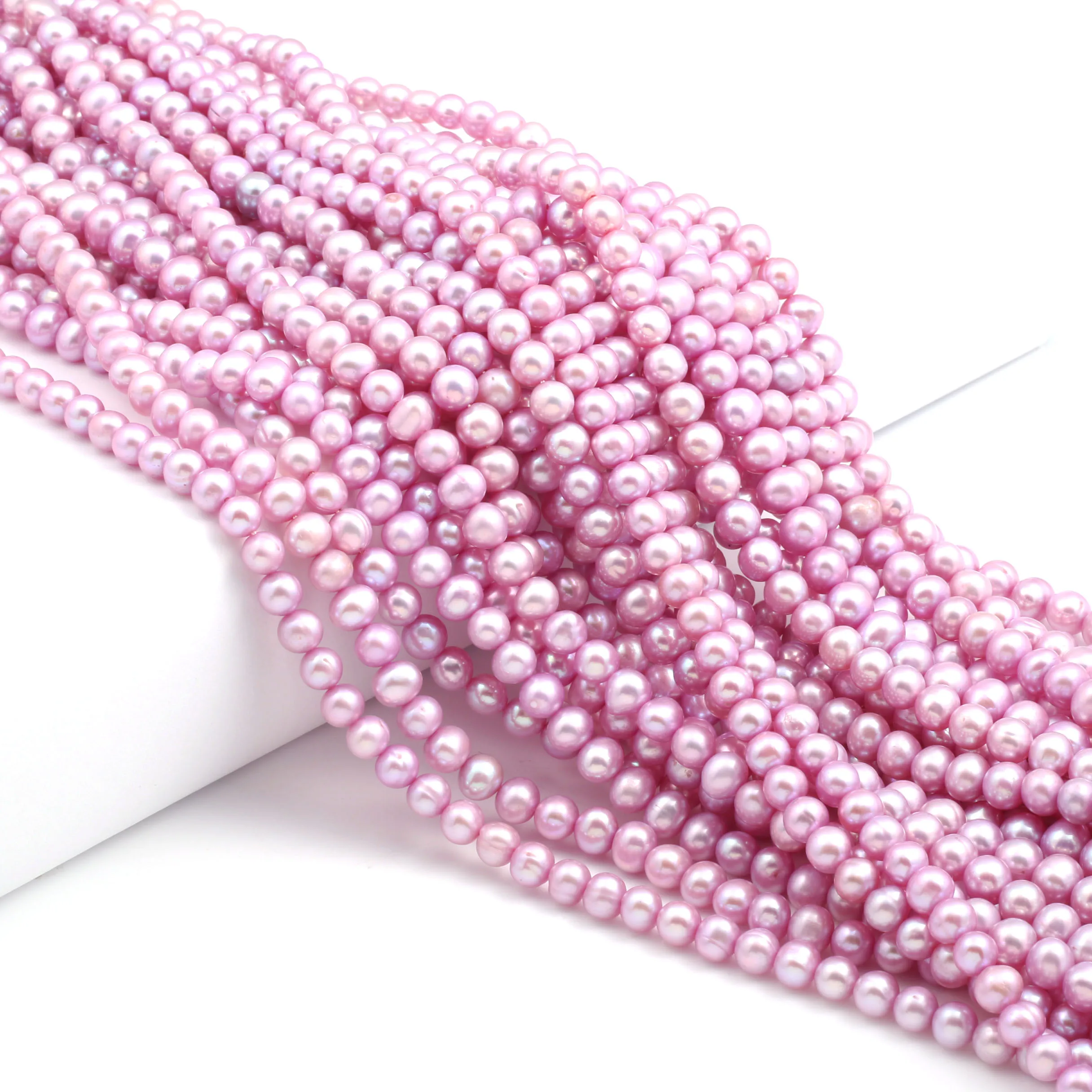 Высококачественные пресноводные жемчужные бусины круглой формы 36 см