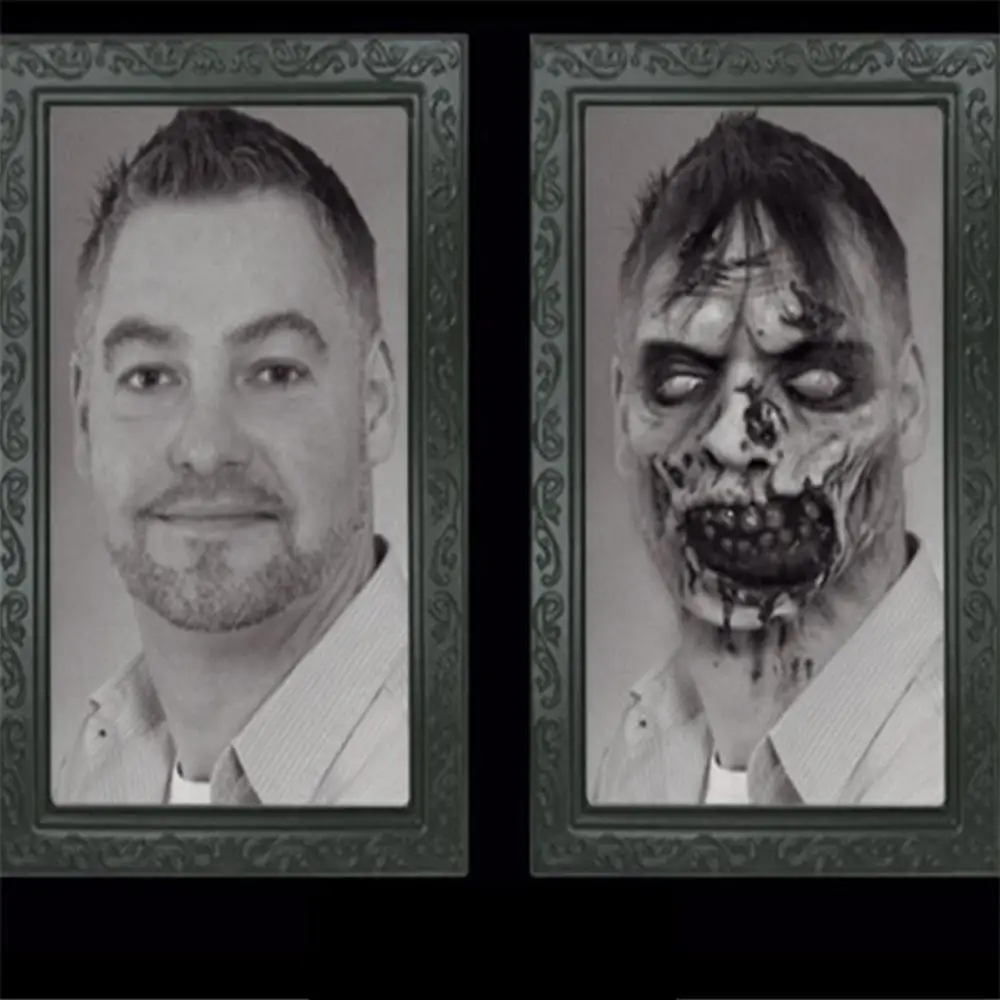 Фоторамка для Хэллоуина страшная Переливающаяся 3D фоторамка с привидениями HH4 |
