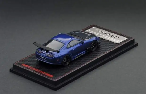 1:64 Toyota Supra JZA80 RZ Blue Alloy toy cars Metal Diecast Model Vehicles For Children Boys gift hot |