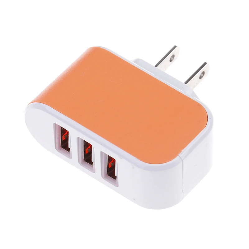 3 портовый usb хаб 5 в 1 А адаптер зарядного устройства стандарта ЕС/США 110 240 В