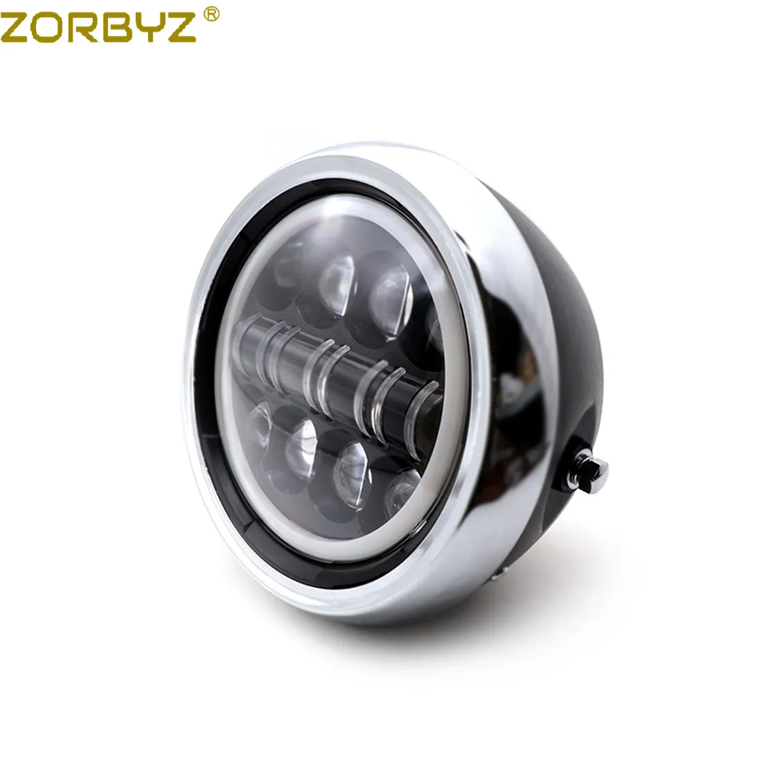 Мотоциклетная светодиодная фара ZORBYZ 7 5 дюйма дальнего и ближнего света DRL дневные
