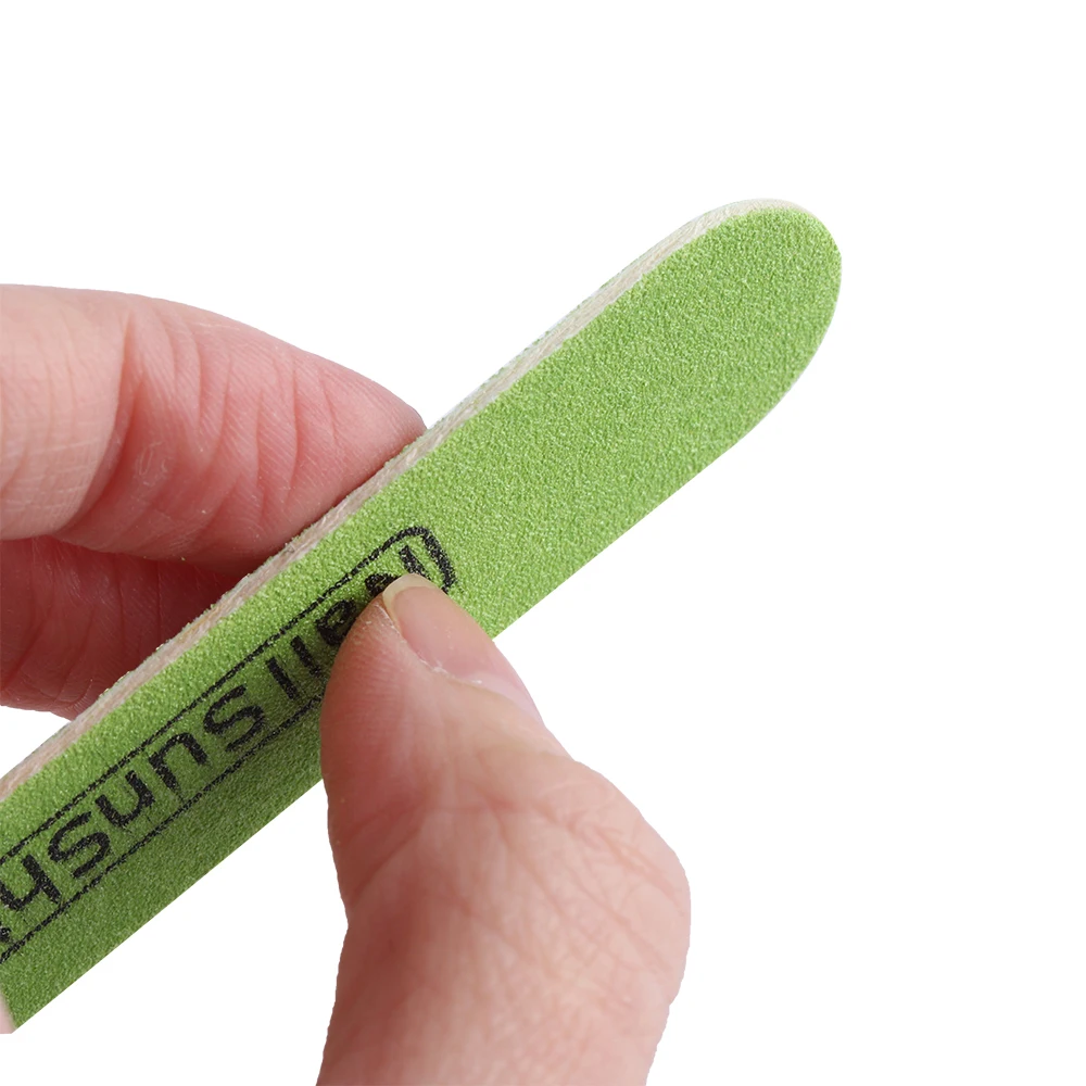 Деревянные пилки для ногтей 1 шт. песочный блок двусторонняя наждачная бумага